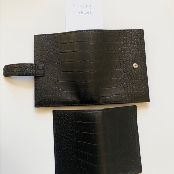 Gillio Firenze Mini Mia Cara in Black Matte Croco - Picture 8 of 8